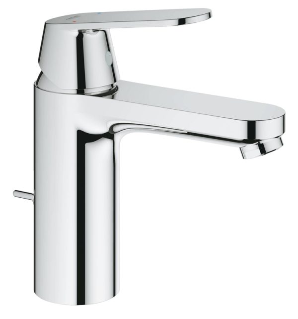 Смеситель для раковины GROHE Eurosmart Cosmopolitan с донным клапаном, средний излив, хром (23325000