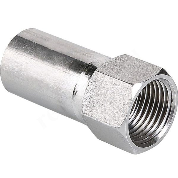 Переходник 22-1/2", WAAG Heavy Inox, труба-резьба, вн., сталь нержавеющая