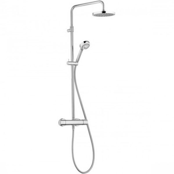 Душевая система KLUDI LOGO DUAL SHOWER SYSTEM с термостатом, хром (6809505-00)