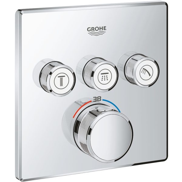 Смеситель для душа Grohe Grohtherm SmartControl с термостатом Хром (29126000)