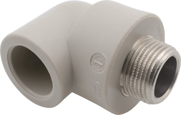 Угольник 90° с наружной резьбой AlcaPipe PPR MTmal 20x1/2" (AB216020012)