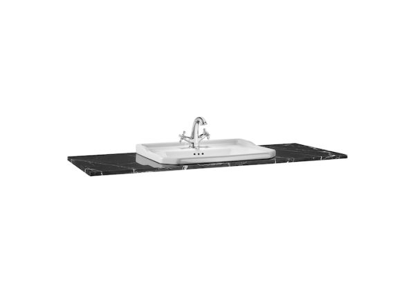 Столешница Roca Carmen мраморная 1300, Marquina Black