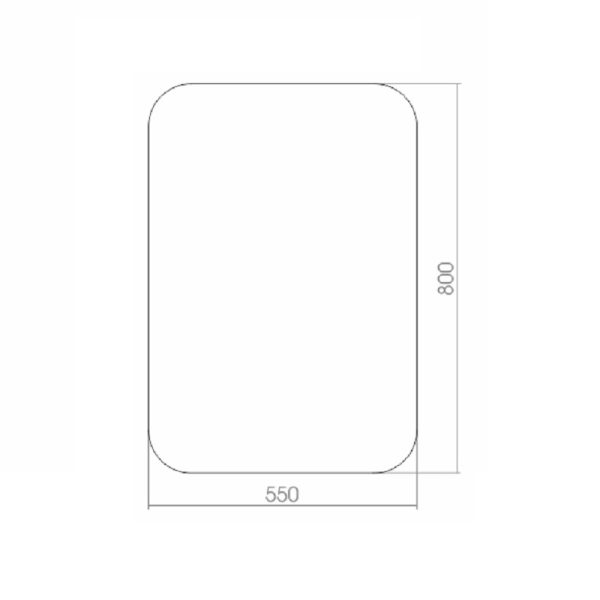 Зеркало LORANTO Выбор 550х800