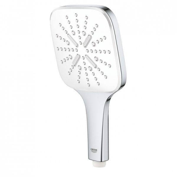 Ручной душ Grohe Rainshower SmartActive 130 Cube Белая луна (26551LS0)