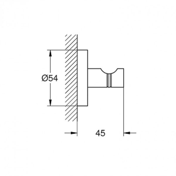 Крючок Grohe Essentials Хром (40364001)