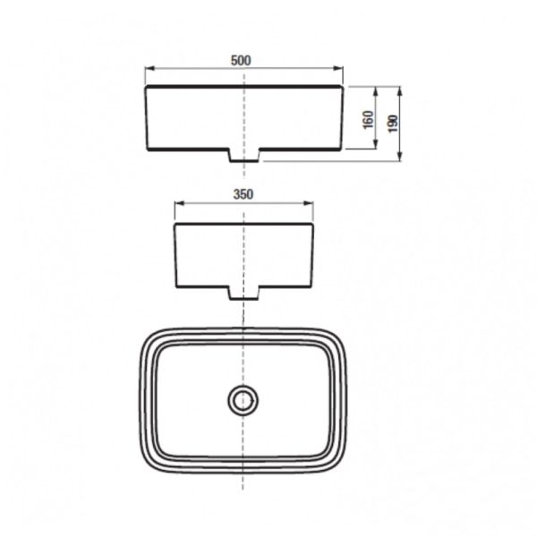 Раковина AQUATON Mila 350х500, белая (732700B000)