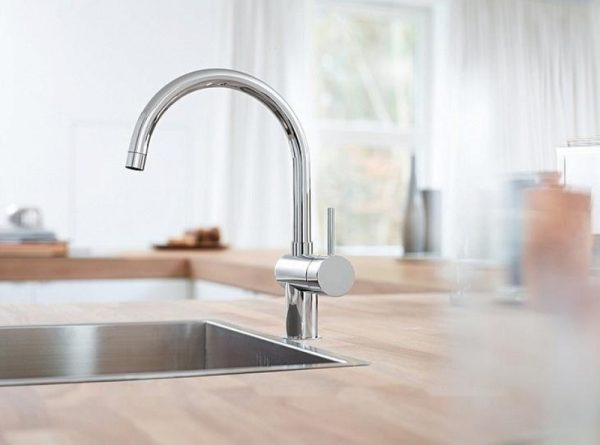 Смеситель для мойки Grohe Minta однорычажный, хром (32917000)