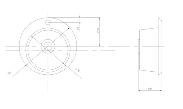 Кухонная мойка AQUATON Иверия 480мм., цвет кофе (1A711032IV280)