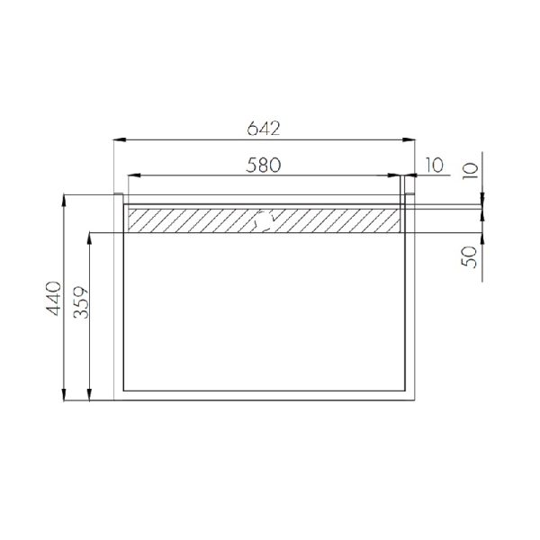 Столешница AQUATON Фабрик Лофт 60.0х1.6х39.8 дуб эндгрейн (1A242903LTDU0)