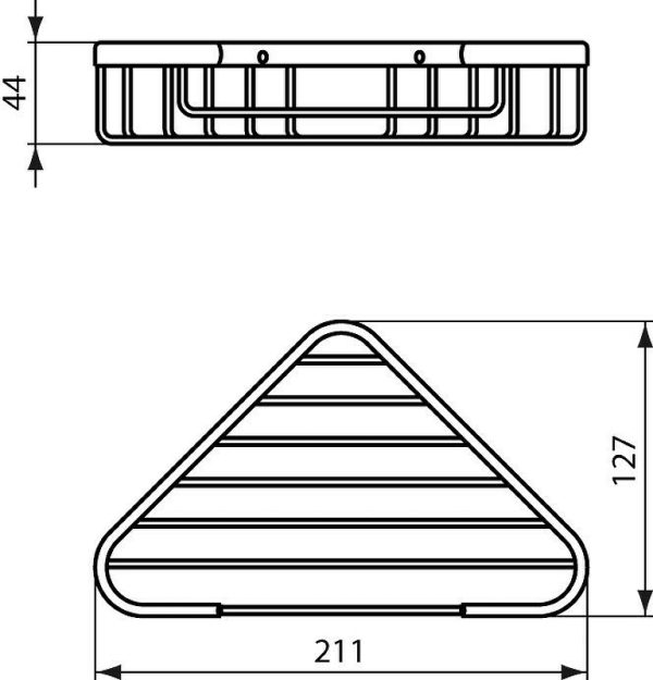 Полка корзина Ideal Standard IOM угловая, хром (A9105AA)