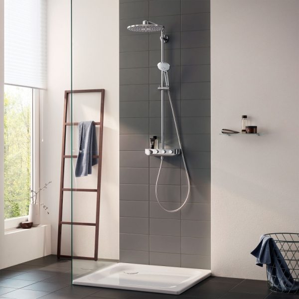 Душевая колонна Grohe SmartControl с термостатом Хром (26507000)