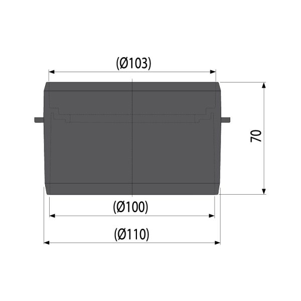 Горловина для подключения к канализации DN110 Alcadrain