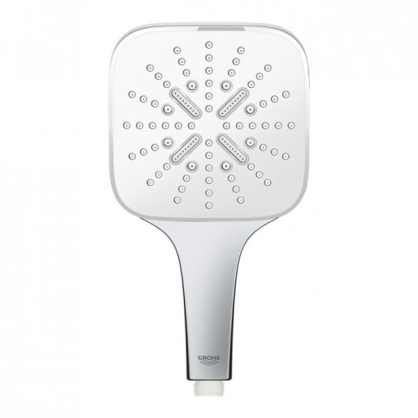 Ручной душ Grohe Rainshower SmartActive 130 Cube Белая луна (26551LS0)