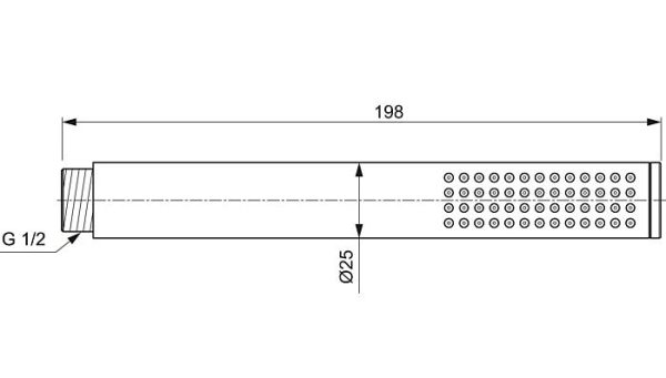 Ручной душ Ideal Standard IdealRain металлический, золото (BC774A2)