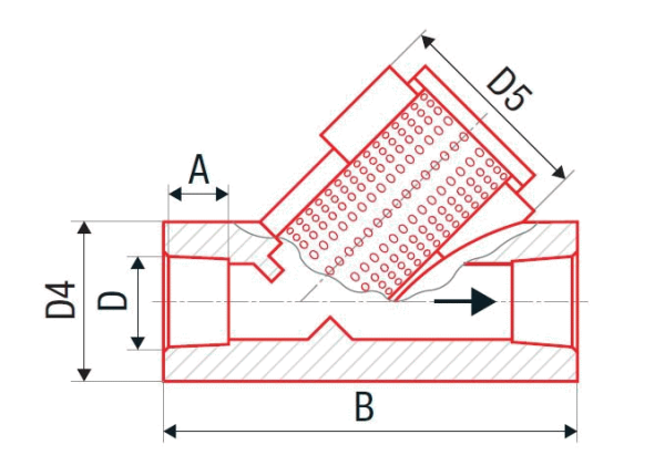 Фильтр AlcaPipe PPR 25мм (AB282025000)