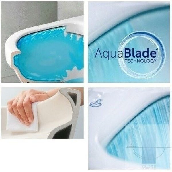 Промо-комплект Ideal Standard Tesi Aqua Blade Унитаз подвесной с инсталляцией с сиденьем Микролифт +