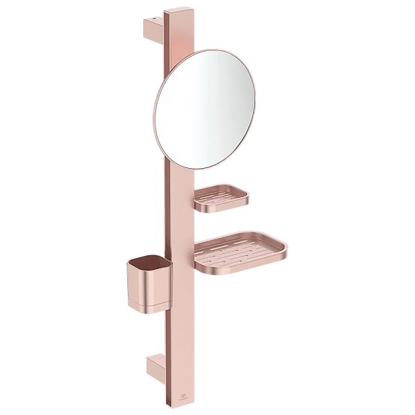 Комплект аксессуаров Ideal Standard ALU+ Beauty Bar S розовое золото (BD589RO)