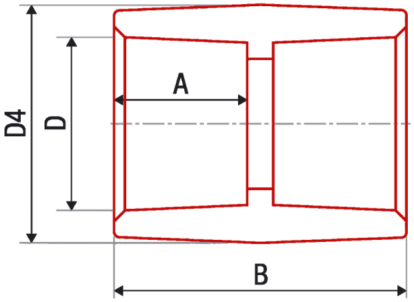 Муфта AlcaPipe вн/вн PPR d32 (AB201032000)