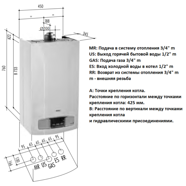 CSE45624366- Baxi LUNA 3 240 Fi котел газовый настенный/ двухконтурный/ турбированный