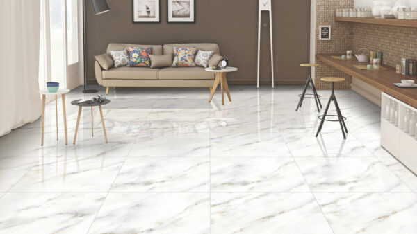 Плитка керамогранитная AZARIO PAVONAZA WHITE 60х60 Glossy (P103082160G)