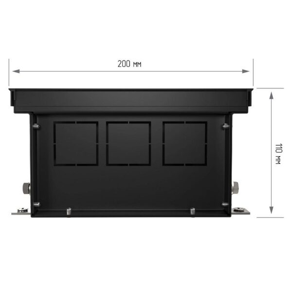 ROYAL THERMO КОНВЕКТОР водяной ATRIUM DG-U-NA 110/200/1400, решетка алюминий 595 Вт