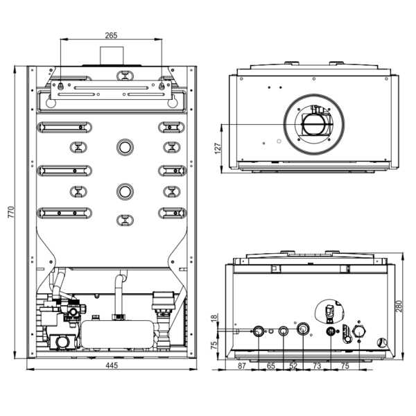 Котел газовый двухконтурный Navien Heatluxe NGB210 10K (10 кВт)