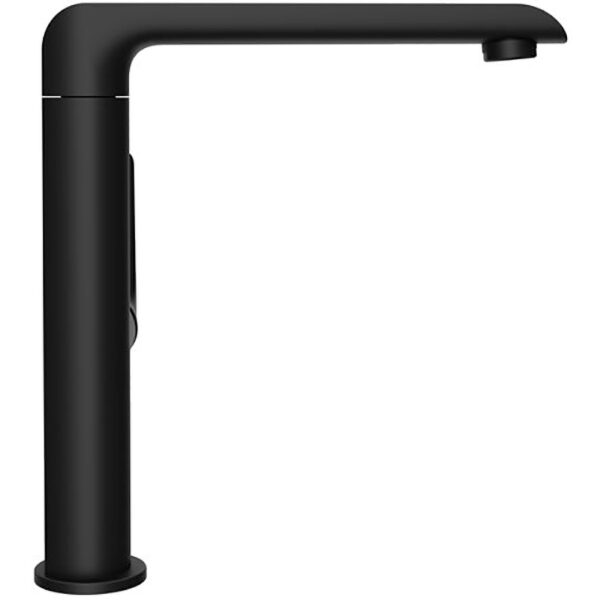 Смеситель для раковины-чаши Ravak Flat FL 016.20 поворотный излив, керамический картридж, черный мат