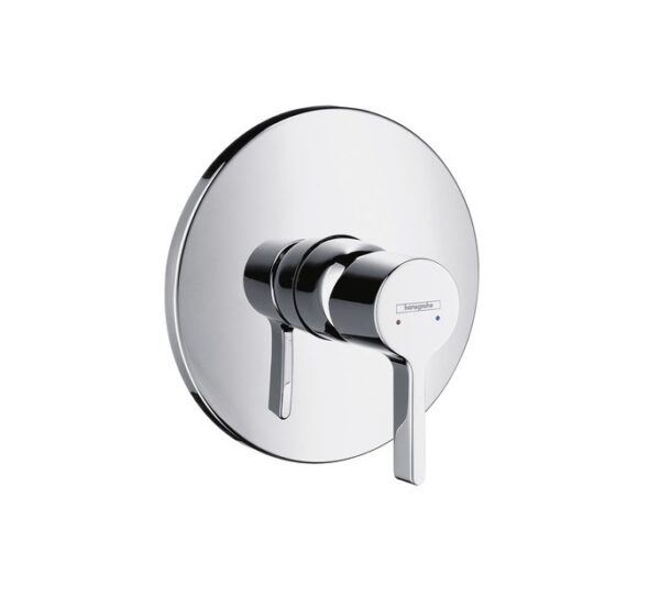 Смеситель для душа Hansgrohe Metris S, скрытый монтаж, однорычажный, хром