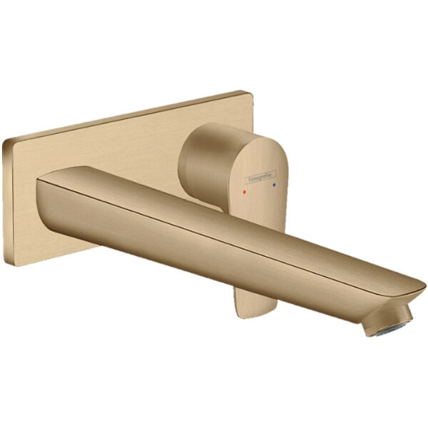 Смеситель для раковины Hansgrohe Talis E внешняя часть, шлифованная бронза