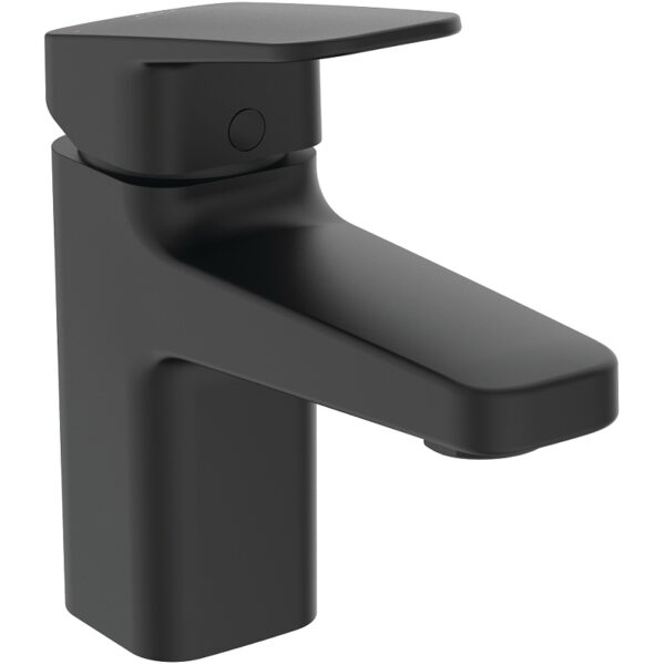 Смеситель для раковины Ideal Standard Ceraplan с донным клапаном, керамический картридж, черный мато