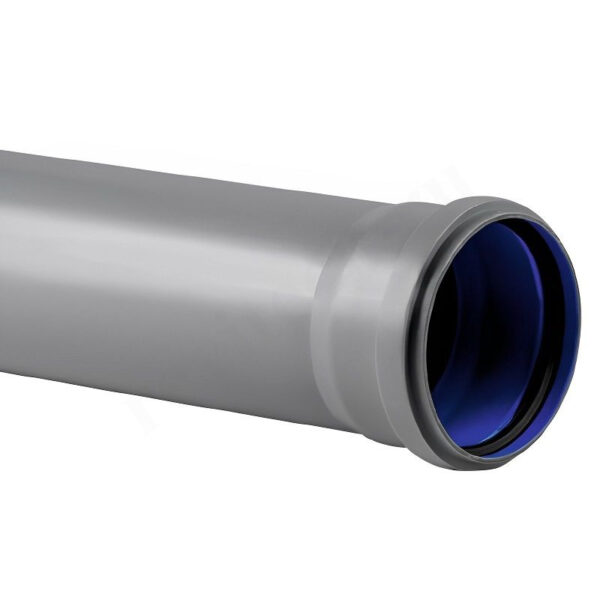 Труба канализационная RTP Байкал Eco DN110 x 2,2 PN0,5L0,5м, PP-H, серая