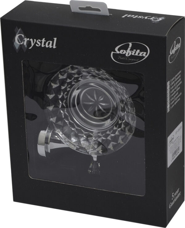 Мыльница Fixsen Crystal стекло, хром
