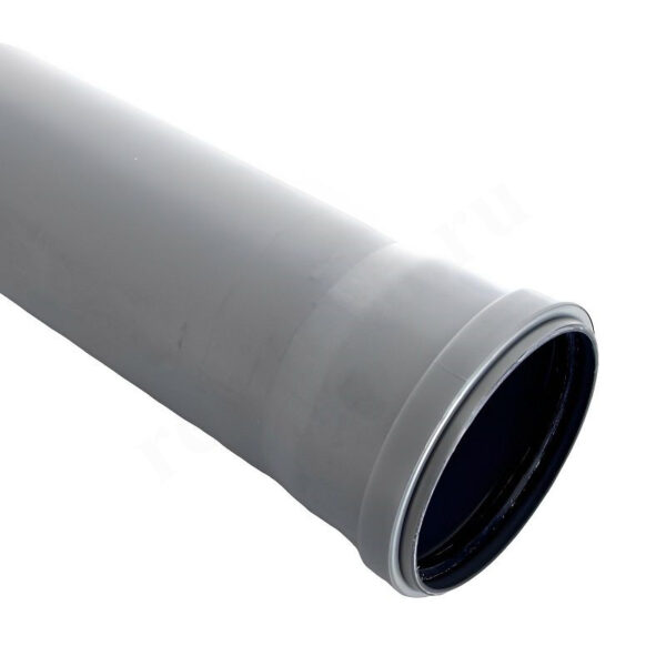 Труба канализационная RTP DN110 x 2,7 PN0,5L2м, PP-H, серая