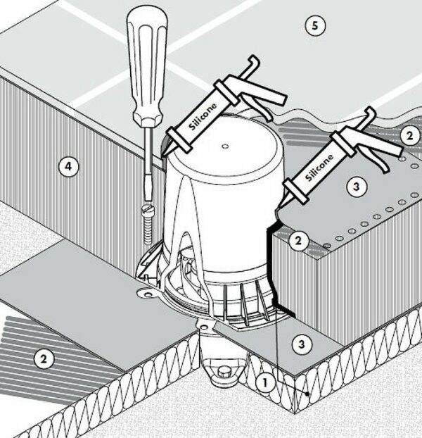 Скрытая часть для смесителя Axor G 1/2