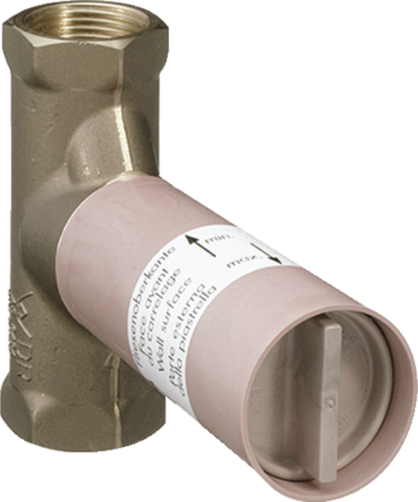 Скрытая часть запорного вентиля Hansgrohe, СМ, шпиндельная, 1/2