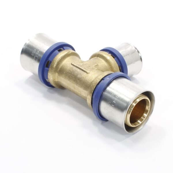 Тройник 32-26-32, General Fittings 5S00, 13, пресс-пресс, латунь