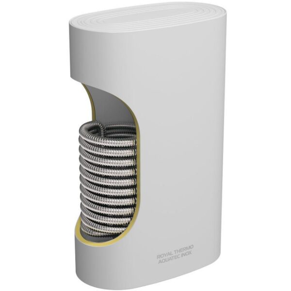 Бойлер косвенного нагрева Royal Thermo AQUATEC INOX-F 100 (100 л.) (24 кВт) настенный, нерж. сталь
