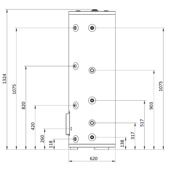 CNEWT250S01 Baxi UBC 250 Накопительный электрический водонагреватель со змеевиком косвенного нагрева