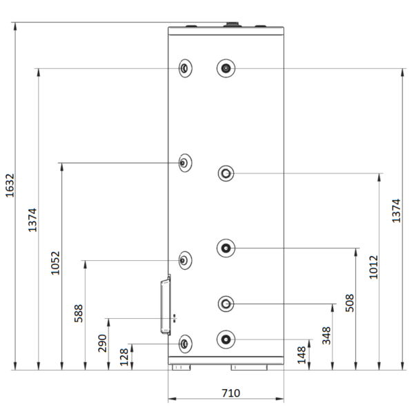 CNEWT400S01 Baxi UBC 400 Накопительный электрический водонагреватель со змеевиком косвенного нагрев