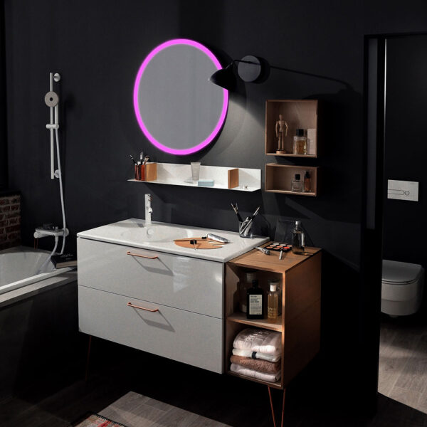 Зеркало AZARIO Perla neo - RGB D770 сенсорный выключатель, мультицвет