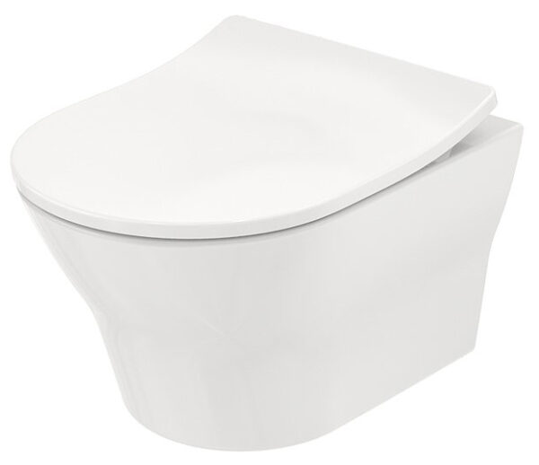 Унитаз подвесной TOTO MH 394x530x339 безободковый, с сиденьем WC seat микролифт