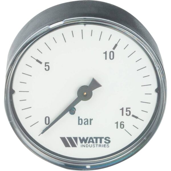 10008097(03.22.740)(03.16.216) Watts F+R100(MDA) 63/16 Манометр аксиальный нр 1/4 х 16 бар (63мм)