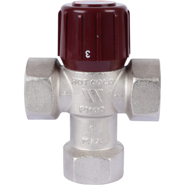 10017423(05.59.235) Watts AM6111C1 Термостатиический смесительный клапан 1 AQUAMIX (32-50*C)