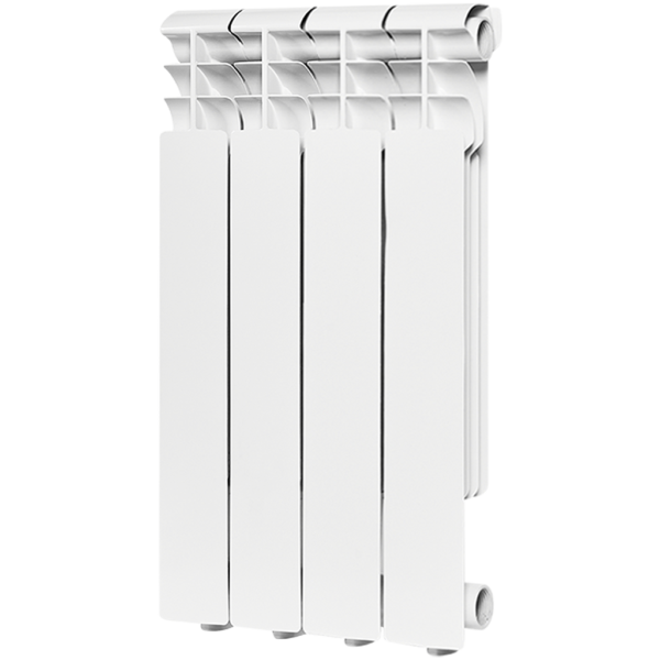 ROMMER Profi 500 (AL500-80-80-100) 4 секции радиатор алюминиевый (RAL9016)