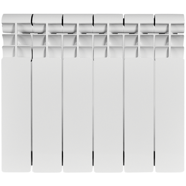 ROMMER Profi 350 (AL350-80-80-080) 6 секций радиатор алюминиевый (RAL9016)