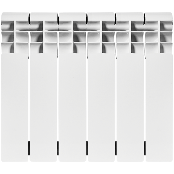 ROMMER Profi BM 350 (BI350-80-80-130) 6 секций радиатор биметаллический (RAL9016)