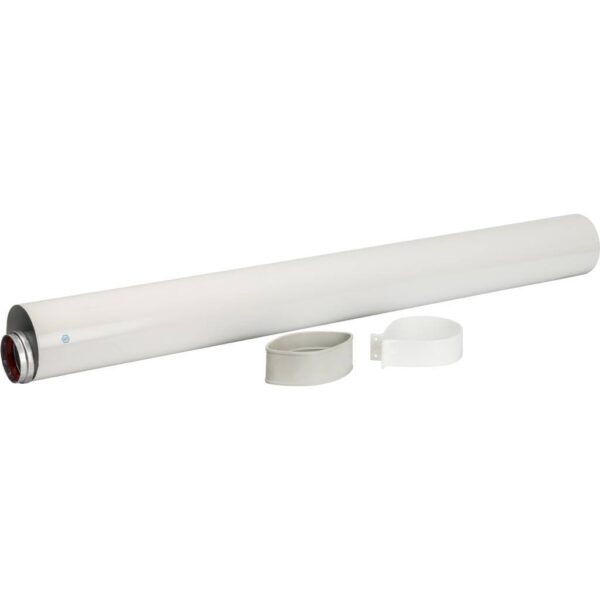 SCA-6010-001000 STOUT Элемент дымохода DN60/100 труба коаксиальная 1000 мм п/м, уплотнения и хомут