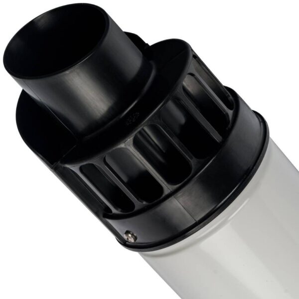 SCA-8610-010854 STOUT Элемент дымохода конденсац. участок для прохода через стену с манжетами и огол