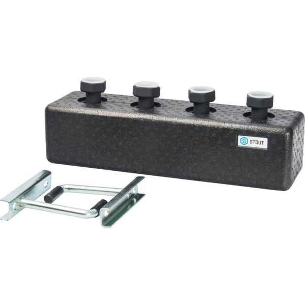 SDG-0016-004002 STOUT Стальной распределительный коллектор 2 отопительных контура. В теплоизоляции D