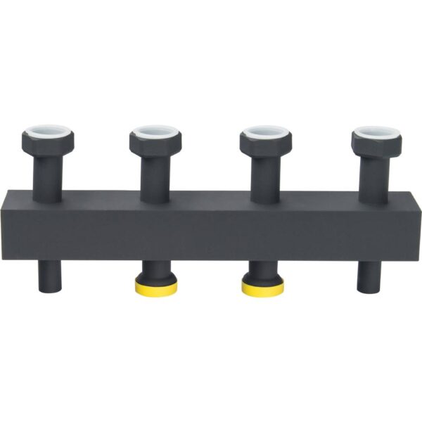 SDG-0016-004002 STOUT Стальной распределительный коллектор 2 отопительных контура. В теплоизоляции D